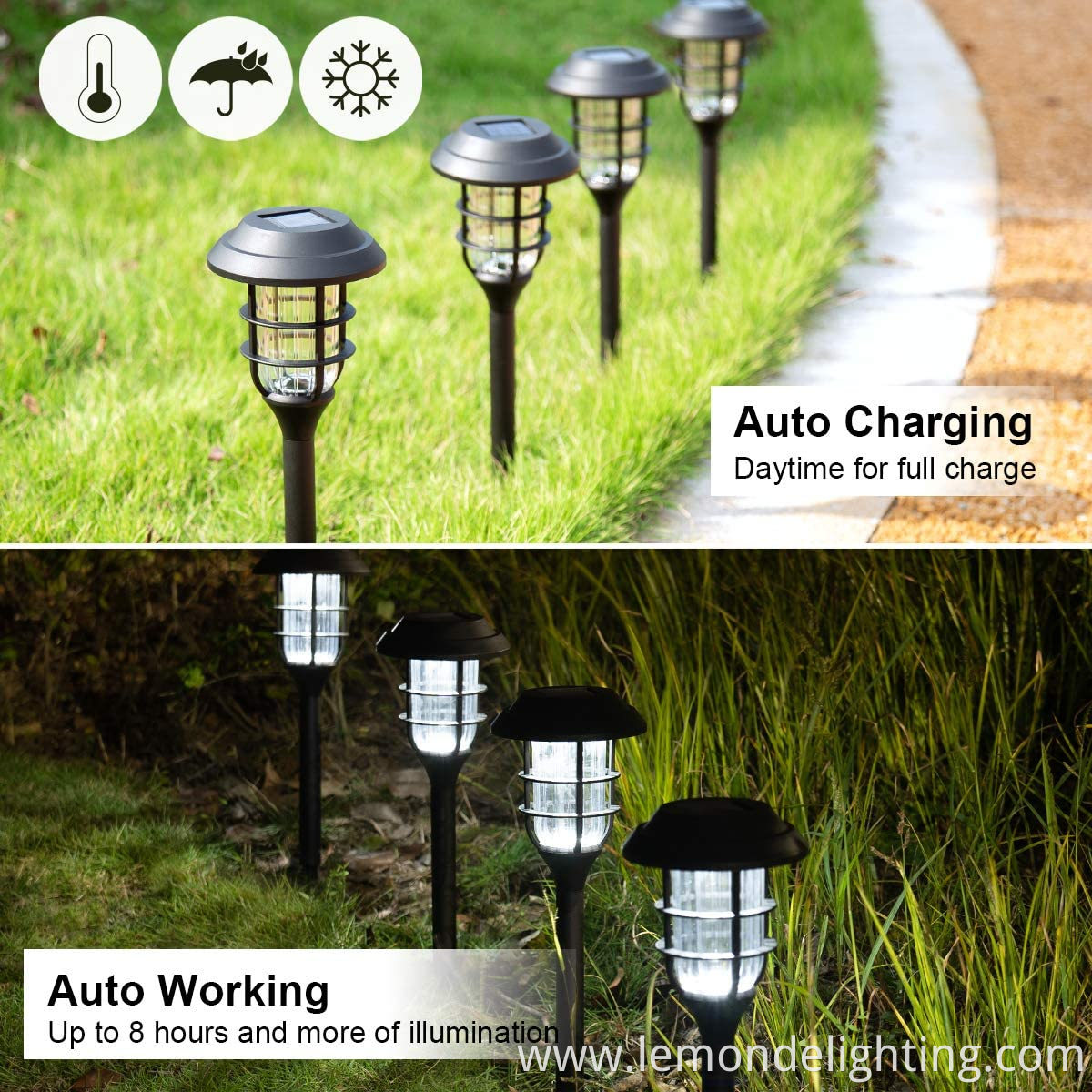 Solar-Powered Outdoor Lighting